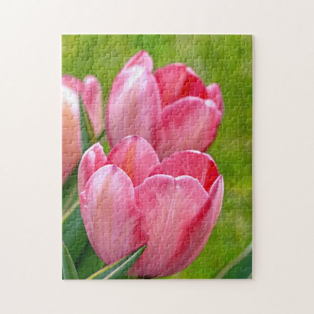 Pink Tulips Jigsaw Puzzle (Vertical)
