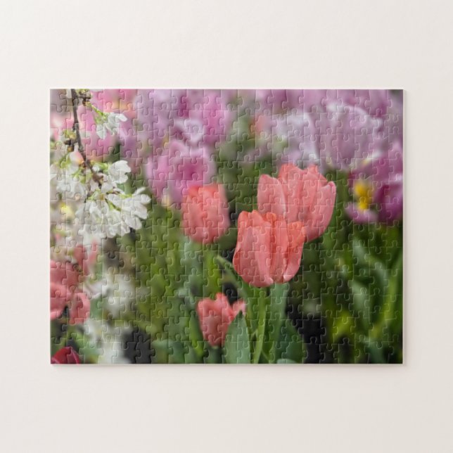 Pink Tulips Jigsaw Puzzle (Horizontal)