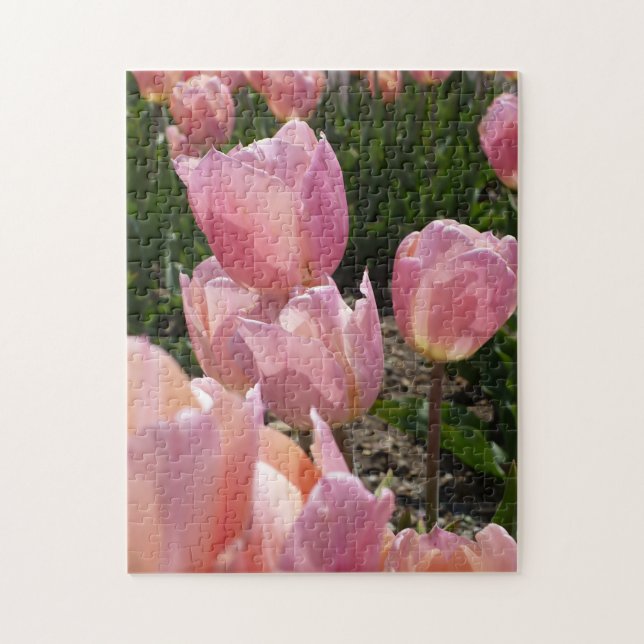 Pink Tulips Jigsaw Puzzle (Vertical)