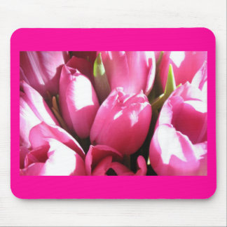 Pink Tulips Mouse Pad
