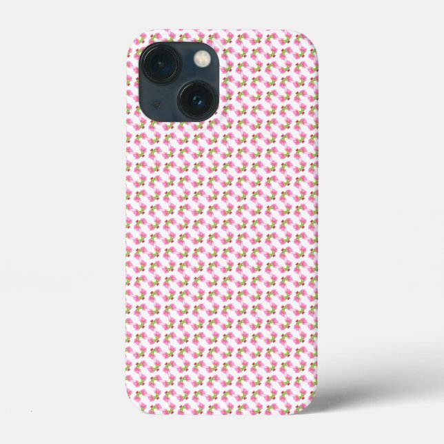 Pink tulips pattern Case-Mate iPhone case (Back)