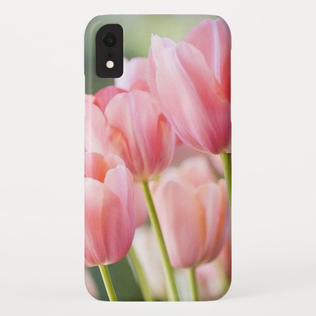 Pink Tulips Phone Case (Back)