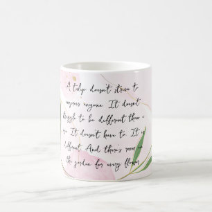 Pink tulips Print Mug