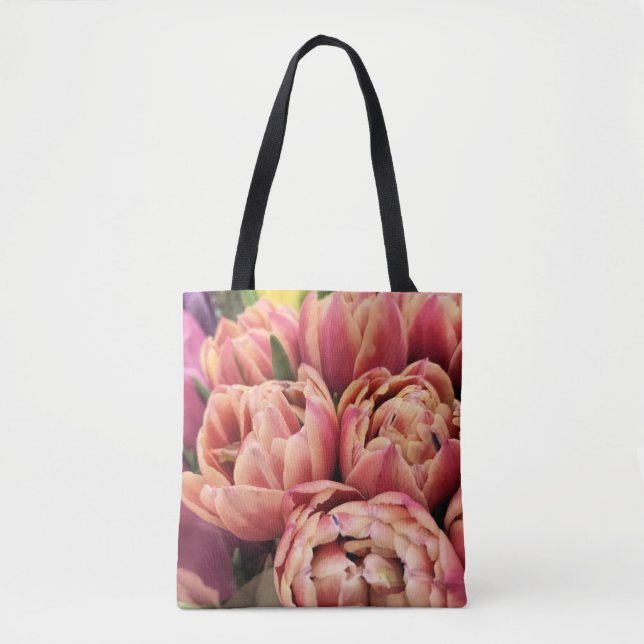 Pink tulips - tote bag (Front)