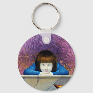 Pink Tunnel Key Ring
