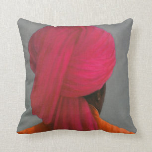 Pink Turban Cushion