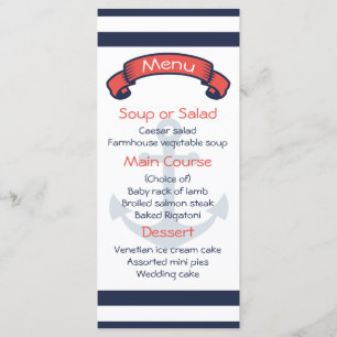 Pink & Turquoise Menu Lovebirds Wedding