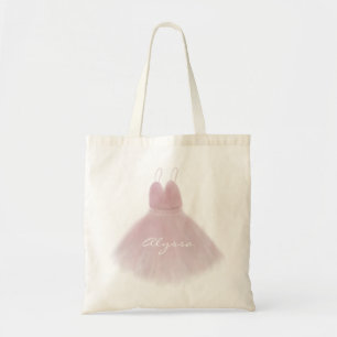 Pink Tutu Ballerina Ballet Class Tote Bag