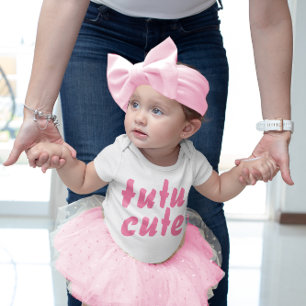 Pink Tutu Cute Baby Girl Tutu Romper Bodysuit