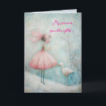 PINK TUTU GRANDDAUGHTER BIRTHDAY CARD<br><div class="desc">This is a lovely birthday card for your special granddaughter.</div>