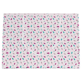 Pink Twinkle Lights Large Gift Bag