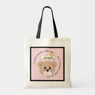 Pink Twinkle Star Nursery Rhyme Bag