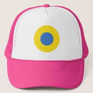 PINK Ukrainian Air Force Roundel Trucker Hat