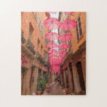 Pink Umbrellas in Grasse French Riviera in France Jigsaw Puzzle<br><div class="desc">Pink Umbrellas in Grasse French Riviera in France jigsaw puzzle</div>