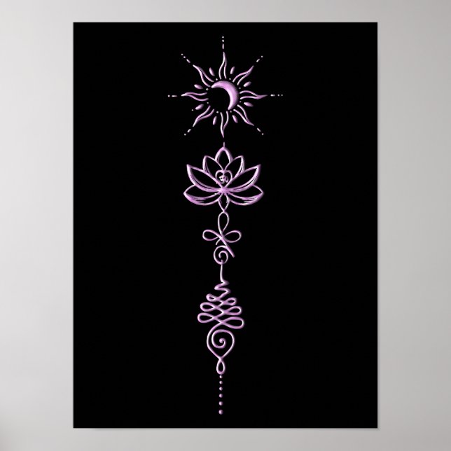 Pink Unalome Group Poster (Front)