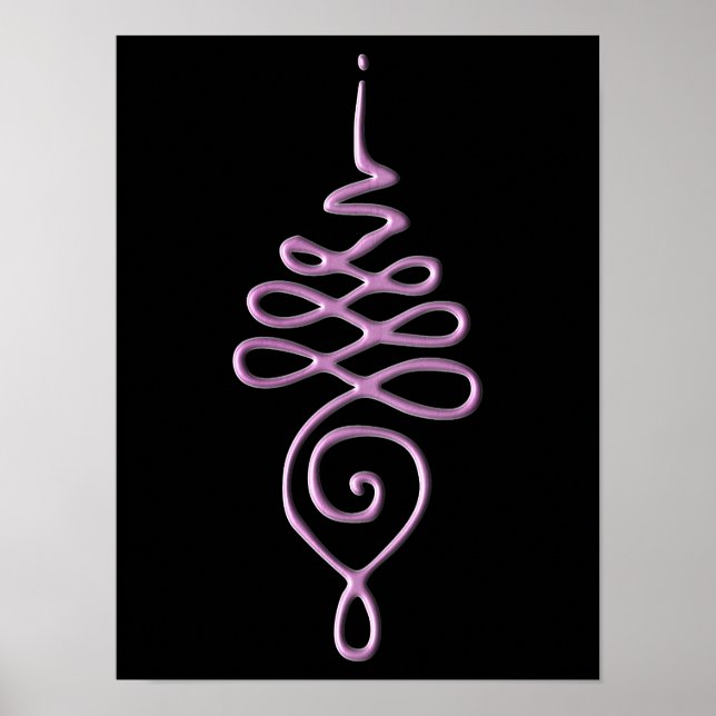 Pink Unalome Poster (Front)