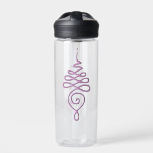 Pink Unalome water bottle