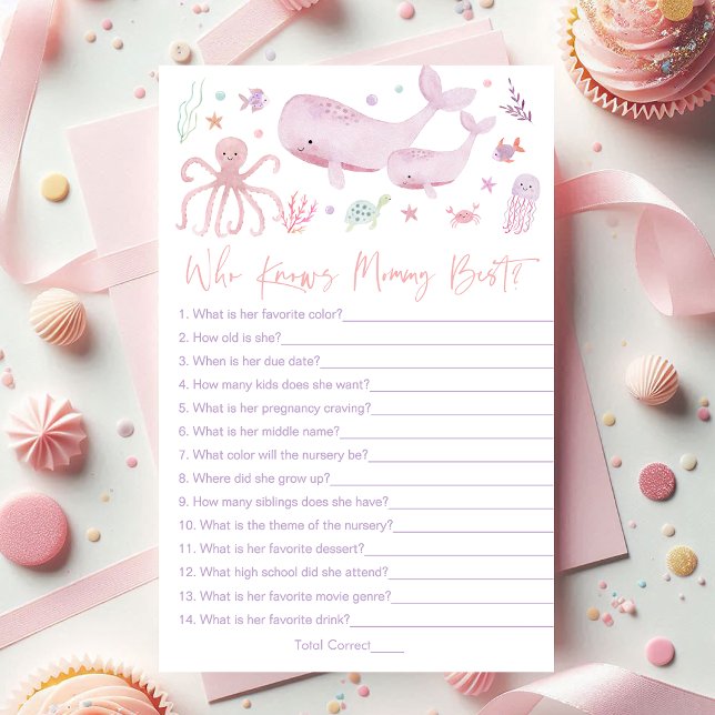 Pink Under The Sea Who Knows Mummy Best Game (Creator Uploaded)