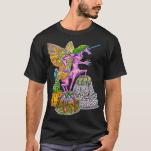 Pink Unicorn Centaur Butterfly Jello Molds T-Shirt