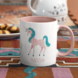 Pink Unicorn cute kids girls Mug