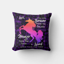 Pink Unicorn Inspiring Quote for Girls