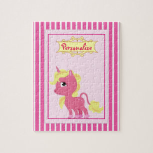 "Pink Unicorn" Jigsaw Puzzle