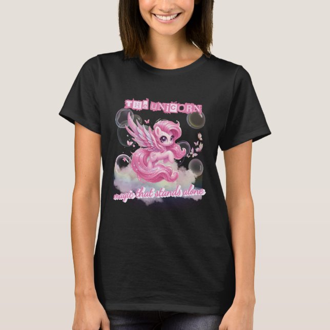 Pink Unicorn Magic ✨ T-Shirt (Front)