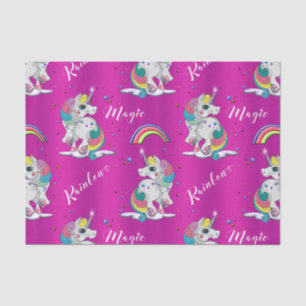 Pink Unicorn Magic Tissue Paper