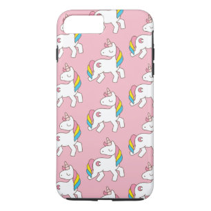 Pink Unicorn Pattern iPhone 8 Plus/7 Plus Case