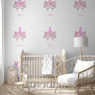pink Unicorn pattern  Wallpaper