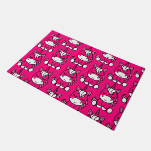 Pink Unicorn Pony Doormat