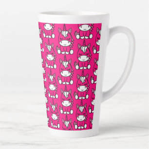 Pink Unicorn Pony Latte Mug
