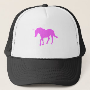 Pink Unicorn Silhouette Trucker Hat