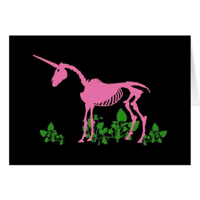 Pink Unicorn Skeleton (Front Horizontal)