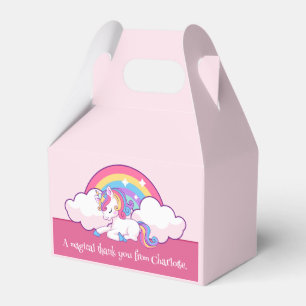 Pink Unicorn Themed Birthday Party favours Favour Box