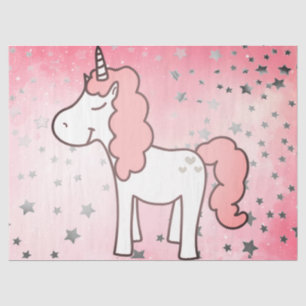 Pink Unicorn Tissue Paper