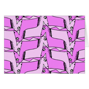 Pink Unicorns Greeting Card