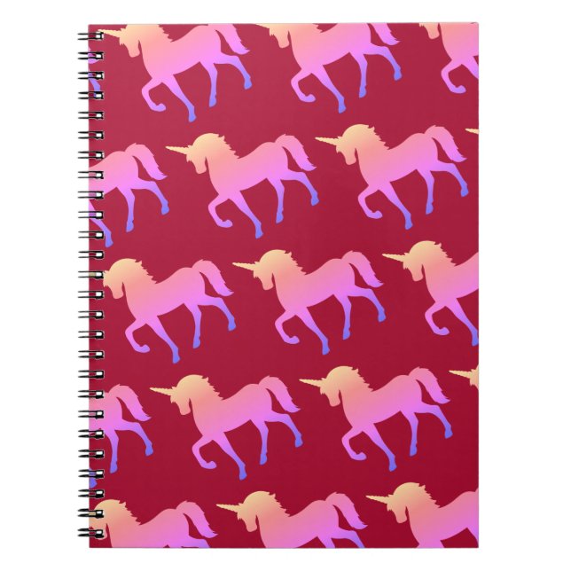 Pink Unicorns Notebook (Front)