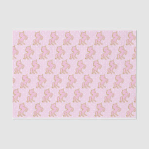 Pink Unicorns Tissue Paper