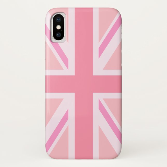 Pink Union Jack/Flag Case-Mate iPhone Case (Back)