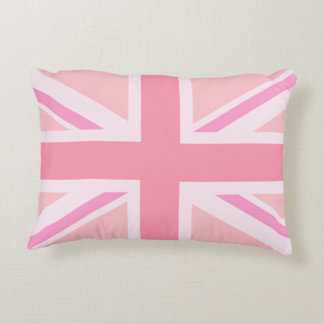 Pink Union Jack/Flag Decorative Cushion