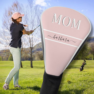 Pink Unique Custom MOM Personalized with Name Golf Head Cover