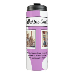 PINK Unique Medical Themed Couple Cartoon Thermal Tumbler