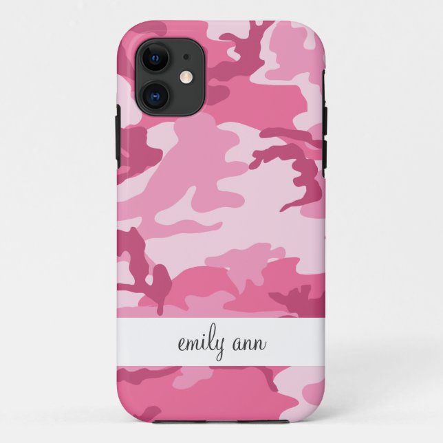 Pink Urban Camoflage Pattern Case-Mate iPhone Case (Back)