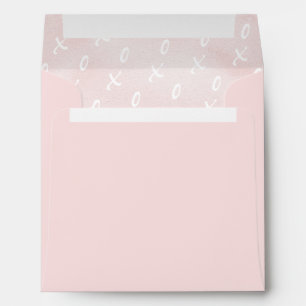 Pink Valentine Birthday Return Address Envelopes