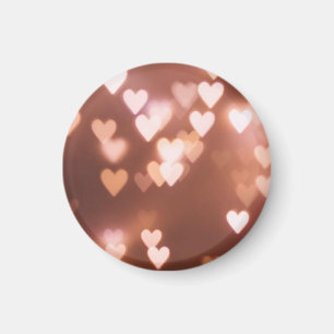 PINK VALENTINE"S DAY HEARTS MAGNET