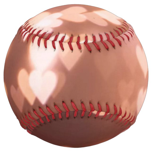 PINK VALENTINE"S DAY HEARTS SOFTBALL (Front)