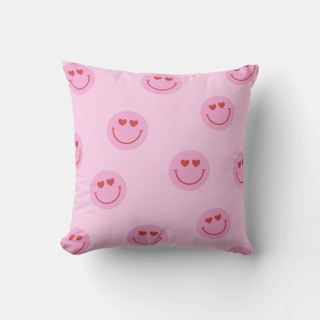 Pink Valentines Day Cushion (Front)