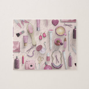 Pink Vanity Table Jigsaw Puzzle