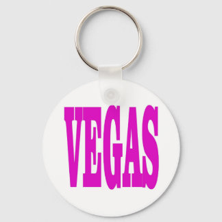 Pink VEGAS Keychain